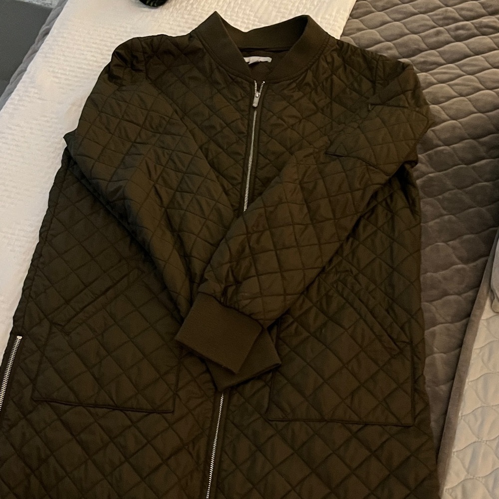 Zella Olive Quilted Jacket